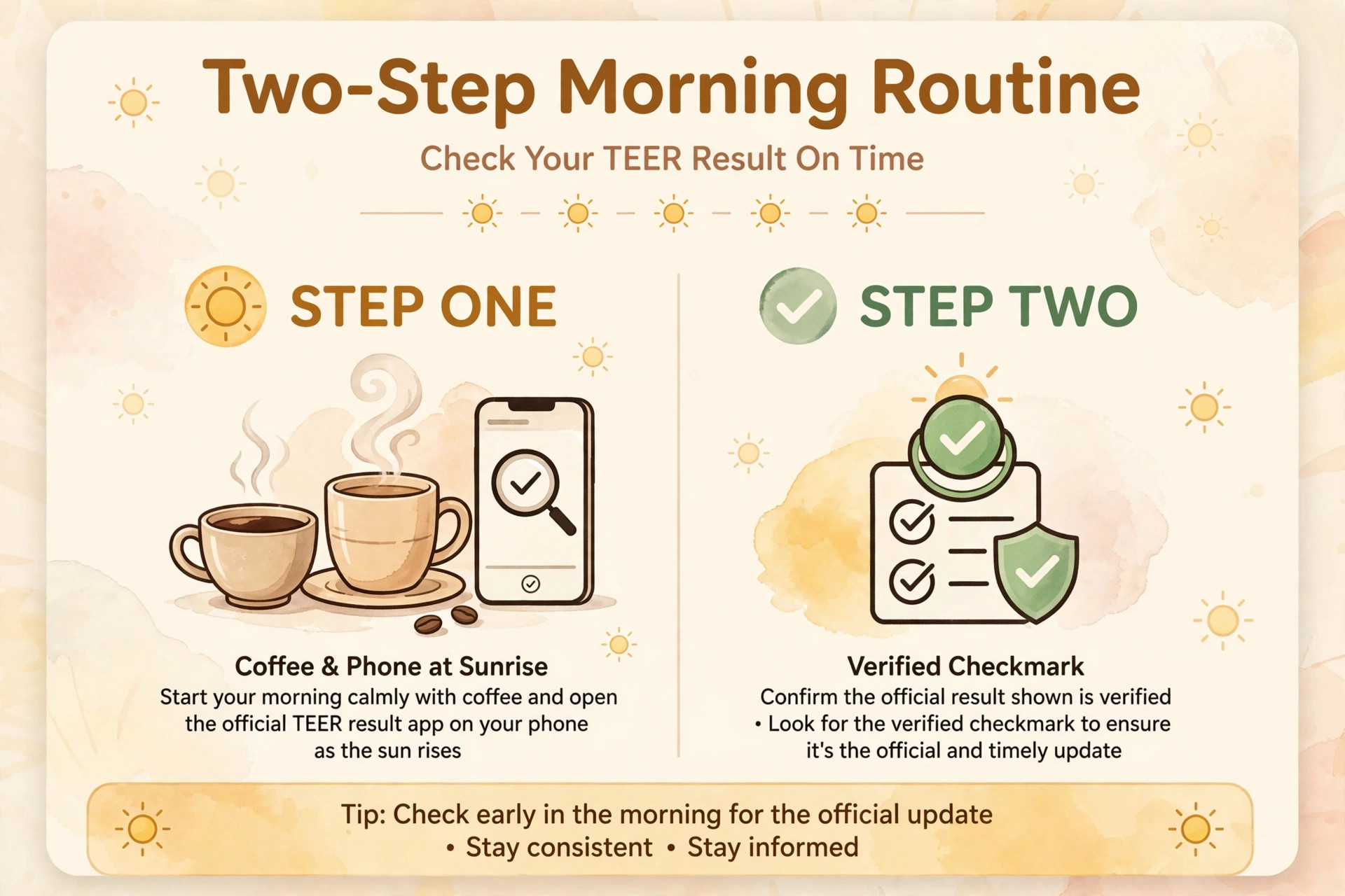 Morning routine for checking Khanapara Morning Teer result on time