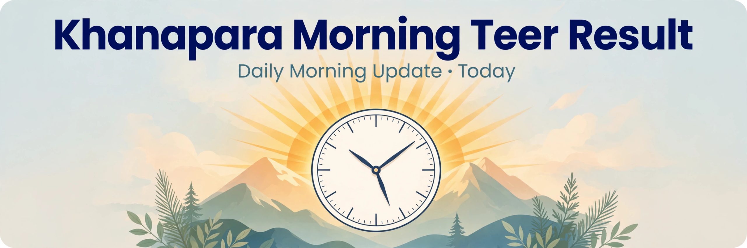 Khanapara Morning Teer result declared in morning time windows