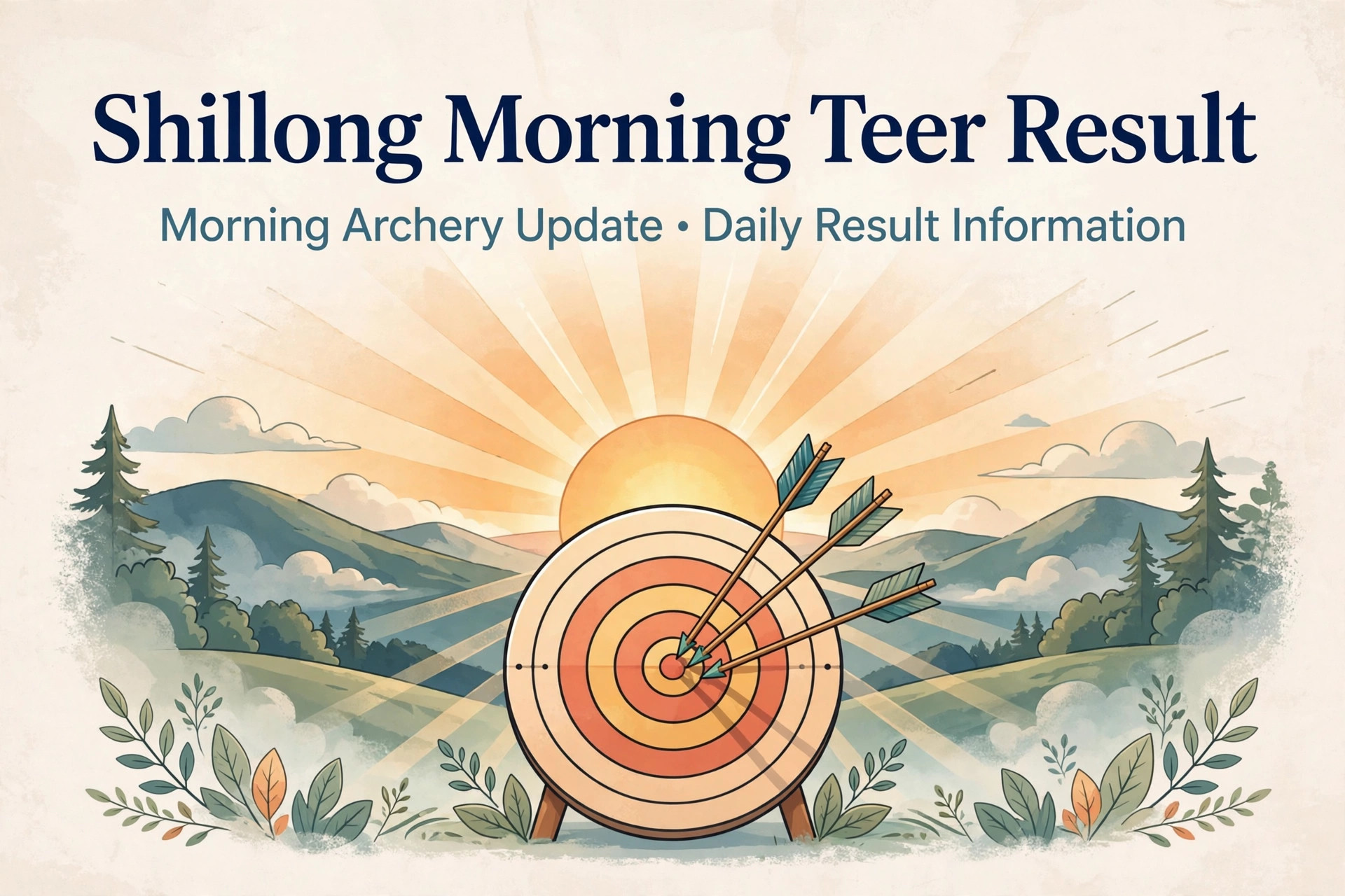 Shillong morning teer result daily updates with first and second round timings