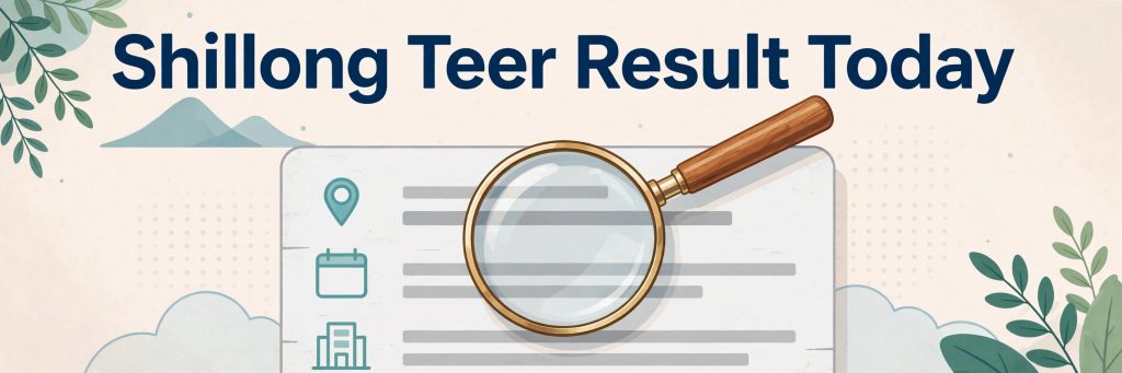 Shillong Teer Result Today - How to Check FR SR