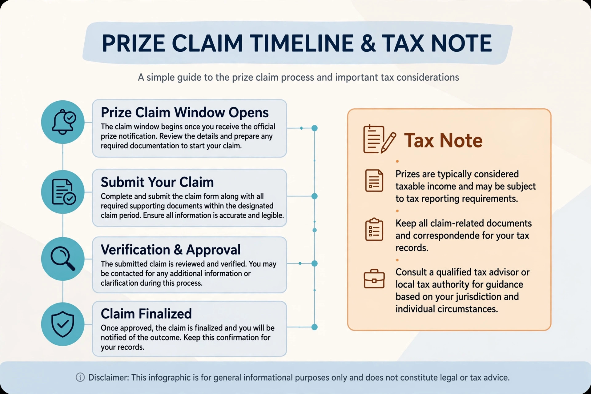 Teer prize claim timeline and tax rules for winners