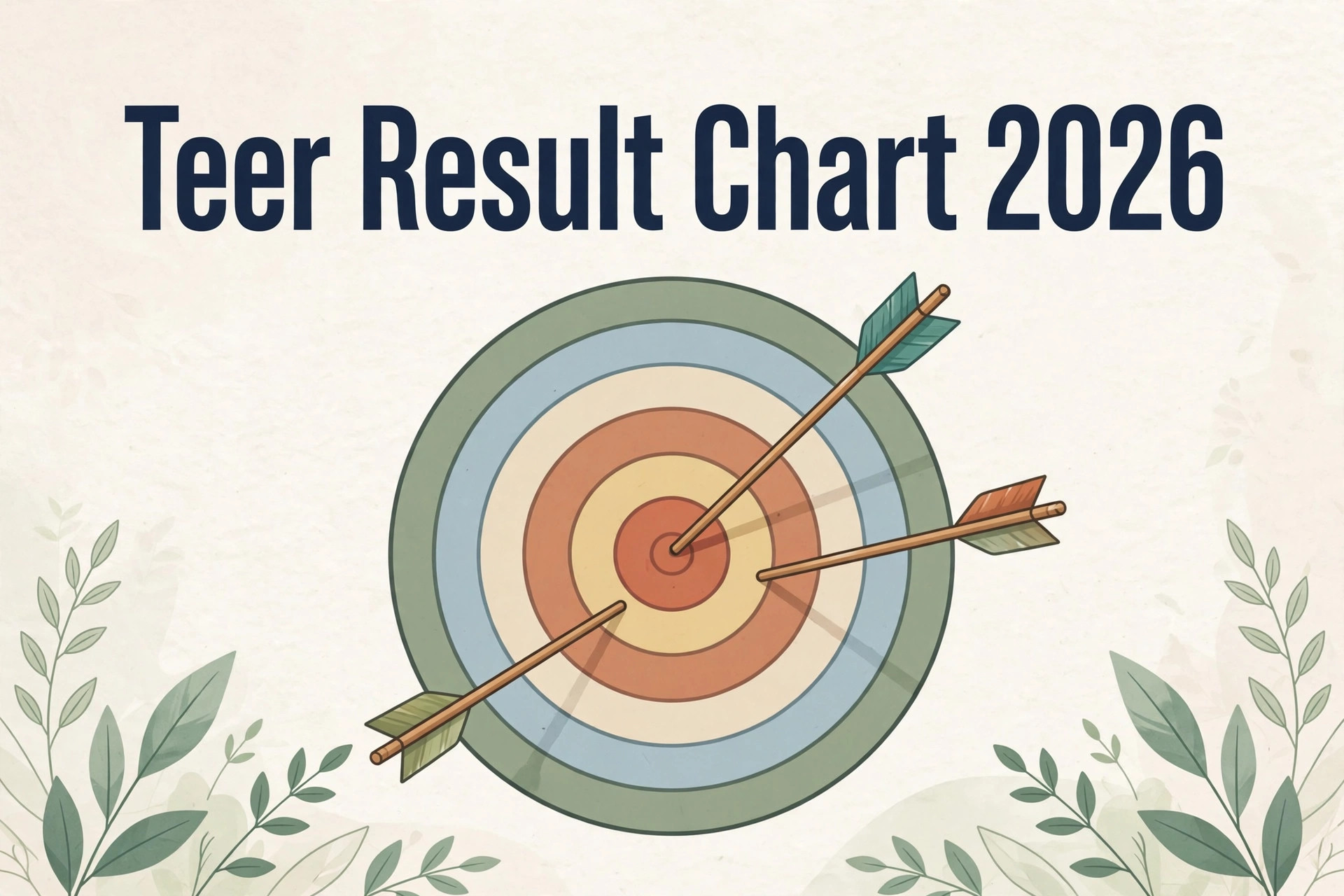 Teer result chart 2026 showing monthly FR and SR records